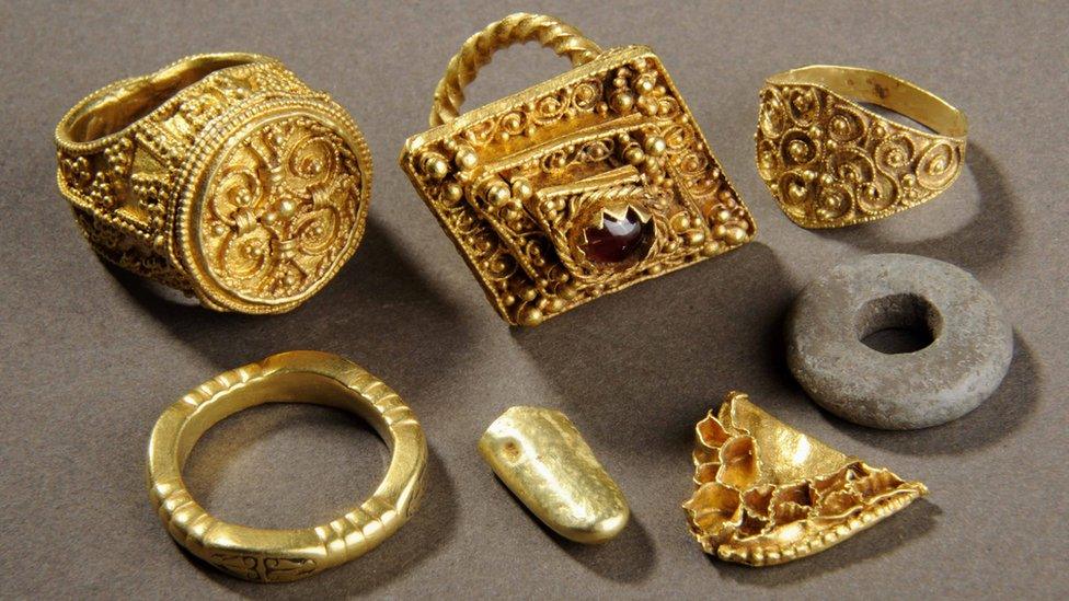 Anglo Saxon gold hoard