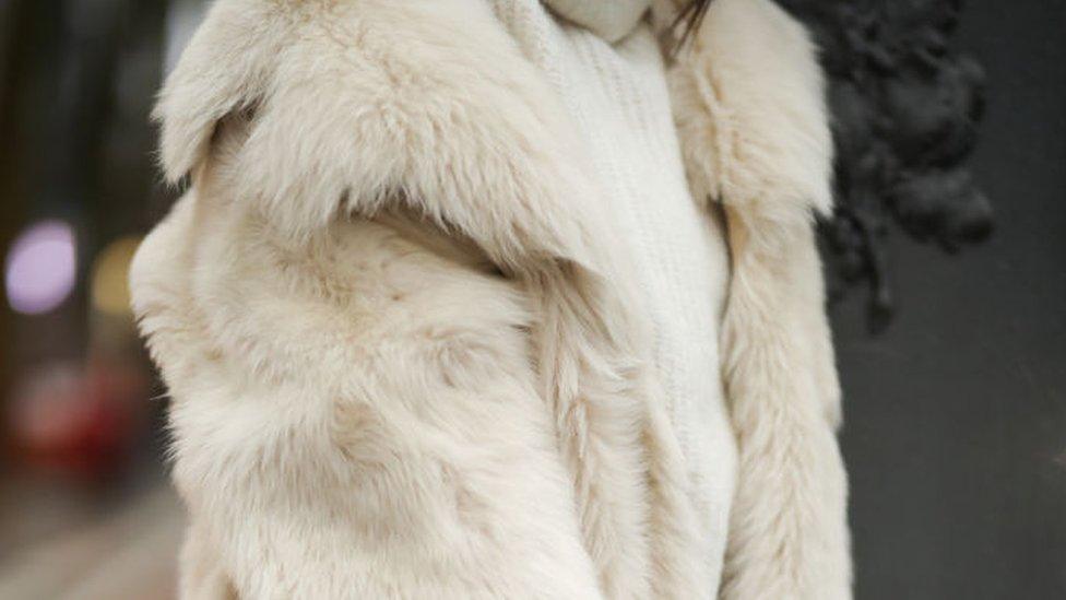 A fur coat