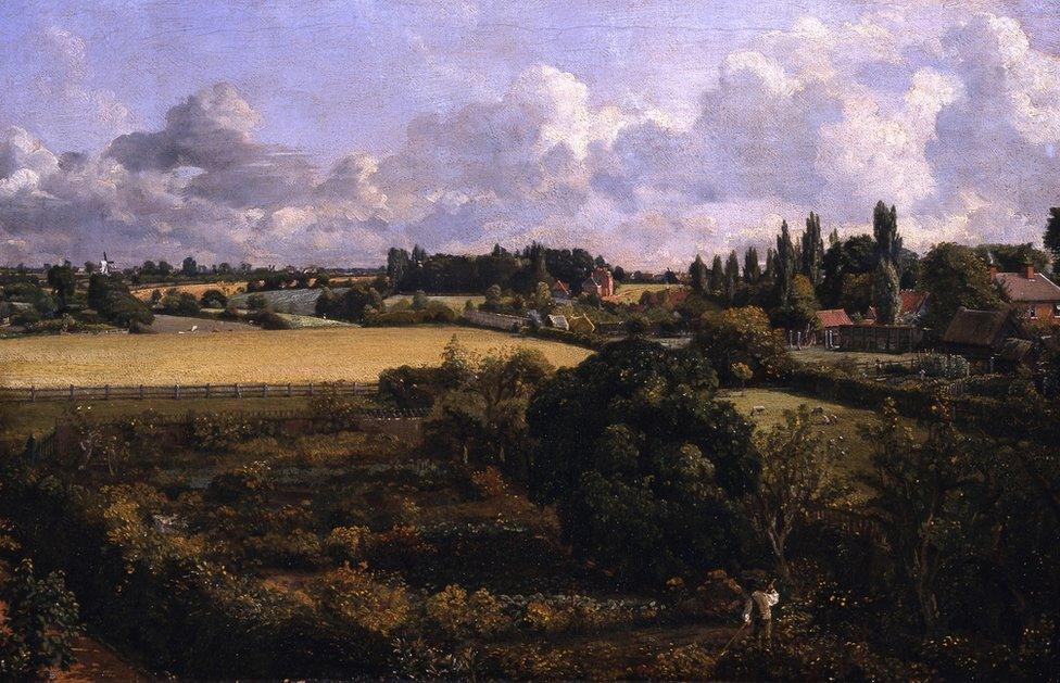 Golding Constable's Kitchen Garden by John Constable