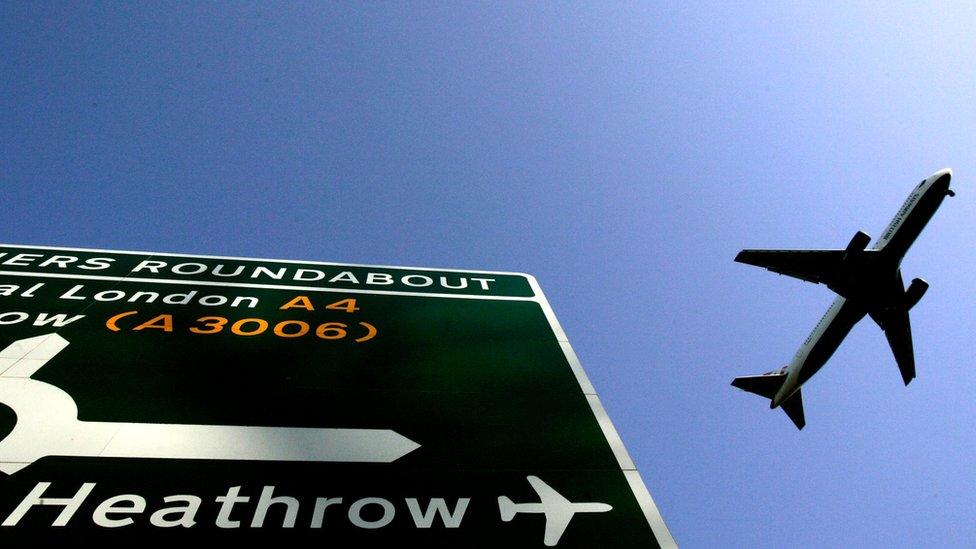 Heathrow sign