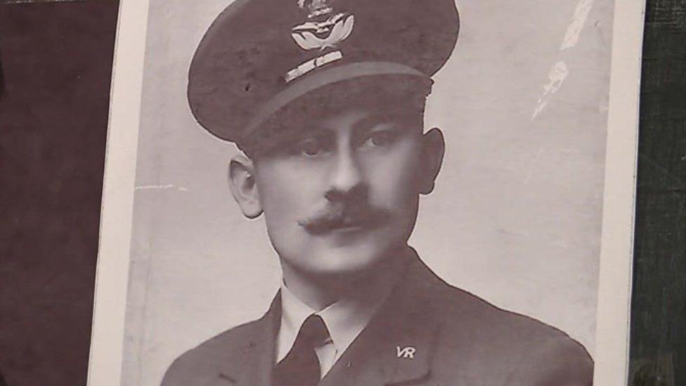 Wartime picture of Jack Lyon