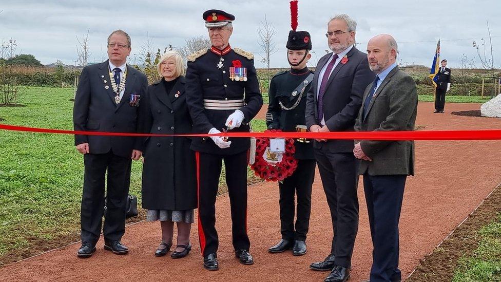 Cutting of the red ribbon