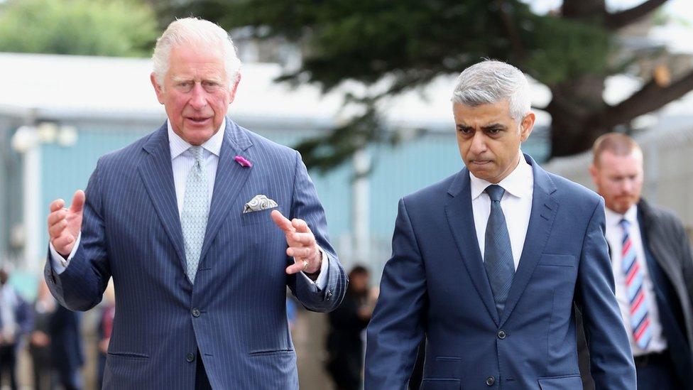 Prince Charles and Sadiq Khan