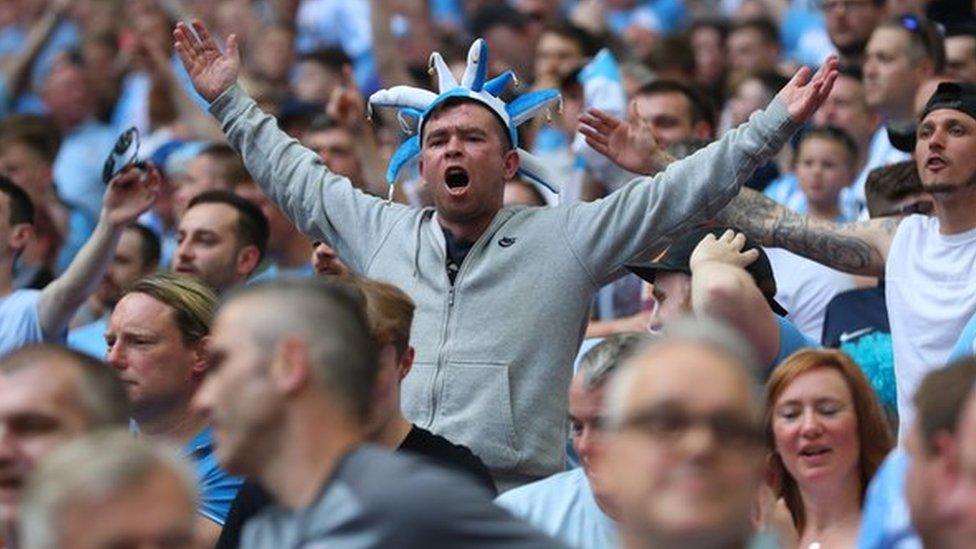 Coventry City fans at Wembley