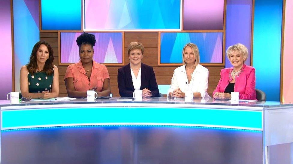 Nicola Sturgeon on loose Women