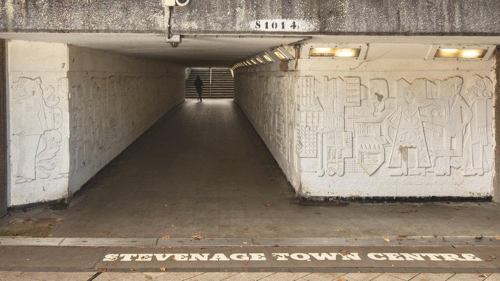 Park Place underpass in Stevenage