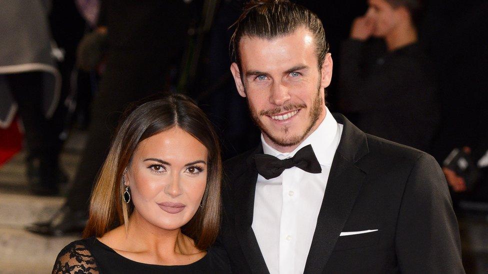 Emma Rhys-Jones and her partner Gareth Bale