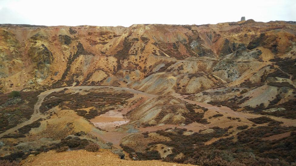 Parys copper mine on Anglesey