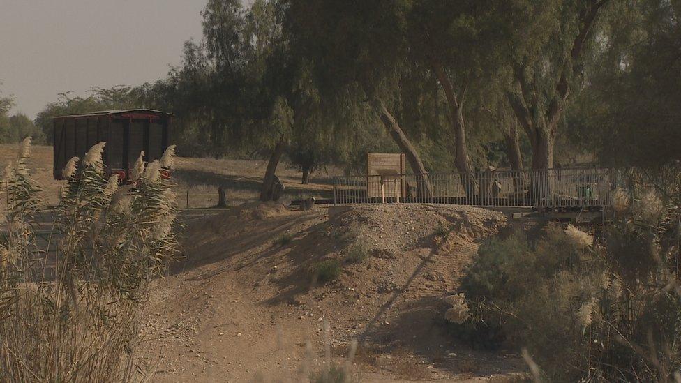 The railway was built in desert-like conditions