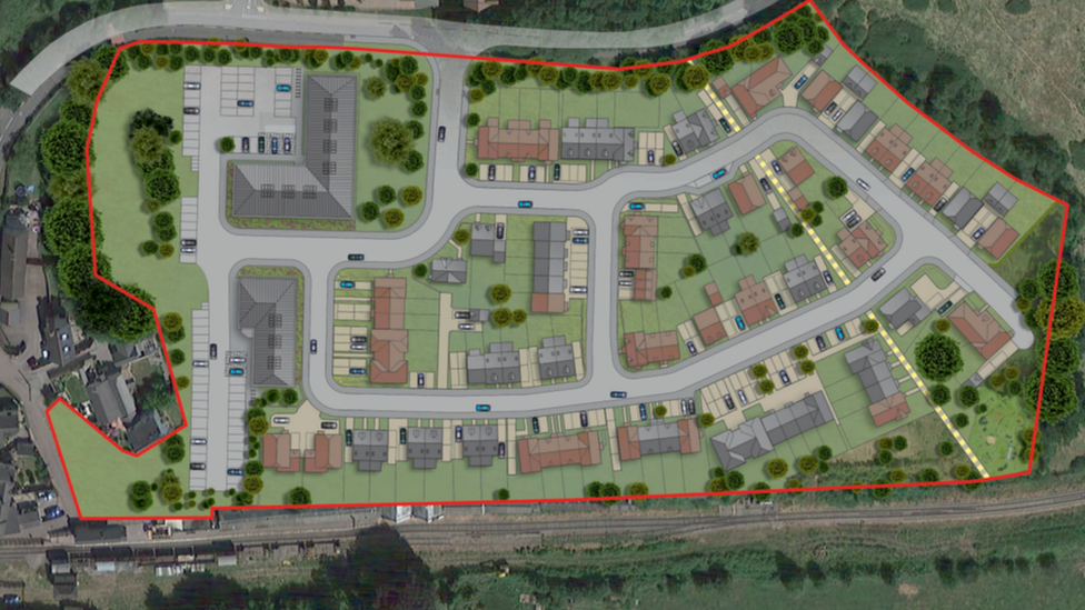 Proposed plans for the former pin factory site