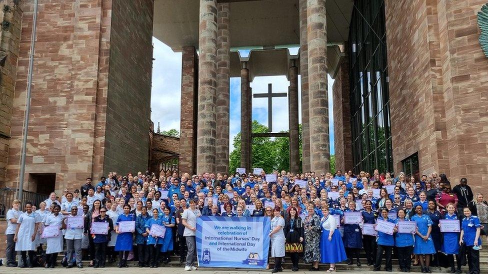 Staff at Coventry Cathedral