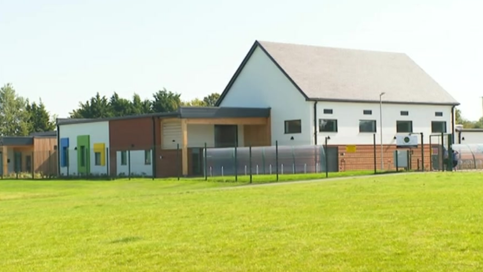 The new school at Allscott