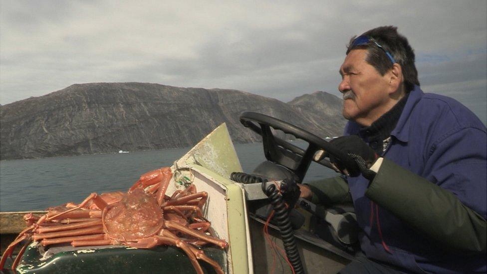 Lars Matheusen on a seal hunt