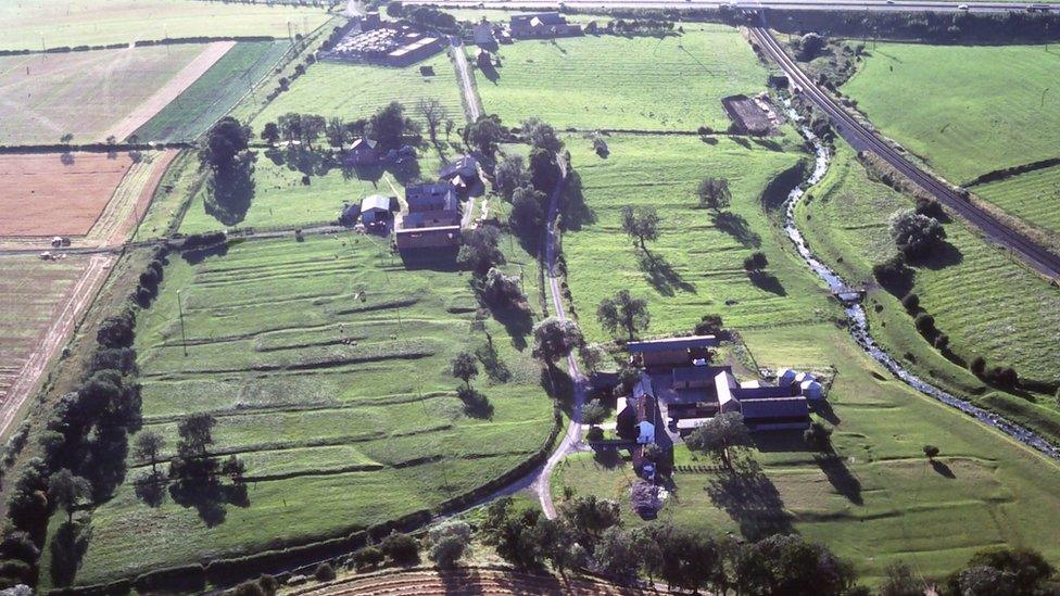 Deserted medieval village at Preston-le-Skerne