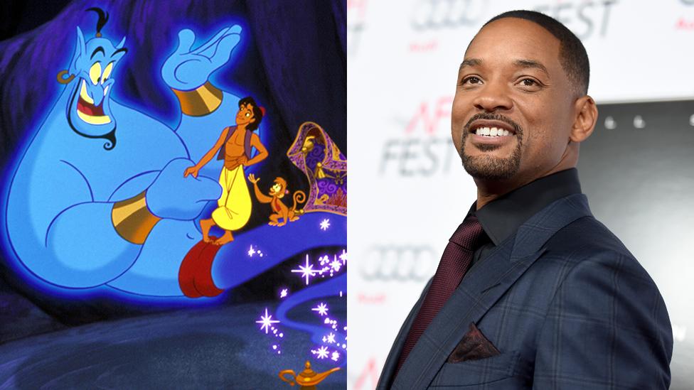 Aladdin and Will Smith