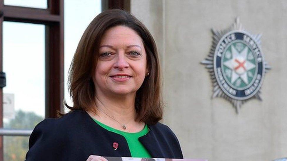 Chief Operating Officer, Pamela McCreedy during the launch of the new Student Officer Recruitment campaign at Police Headquarters in Belfast