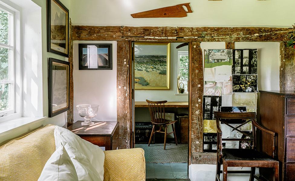 Inside Walnut Tree Farm in Mellis, near Eye, Suffolk