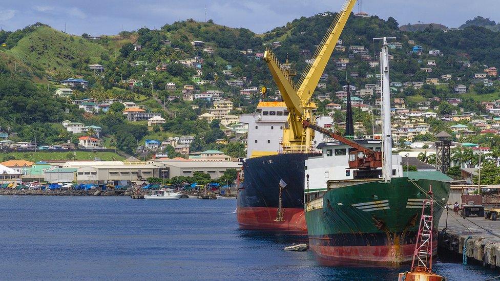 Kingstown Harbour, St. Vincent