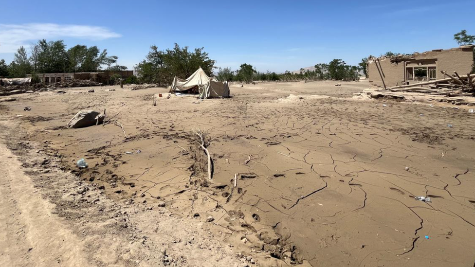 Destruction in Baghlan