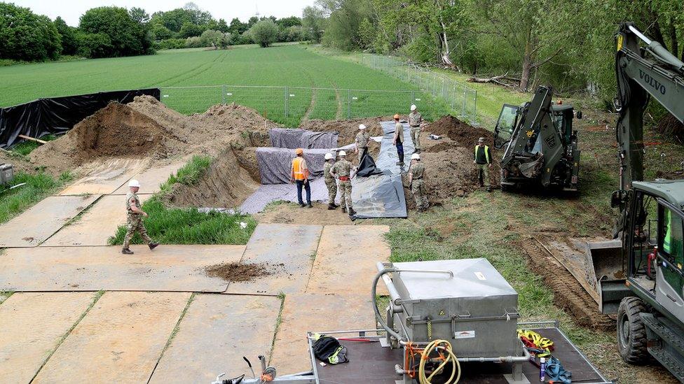 Katrice Lee excavation site