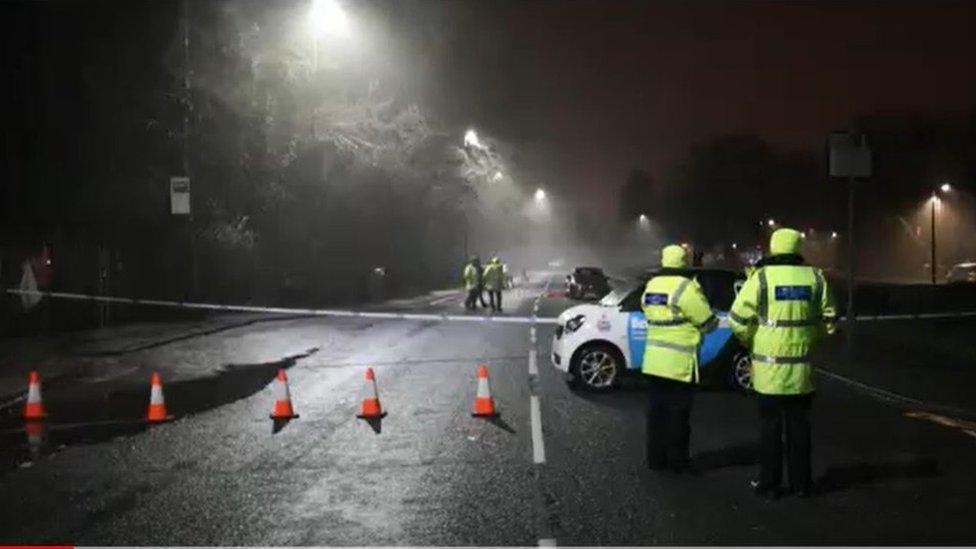 Worsley Road crash