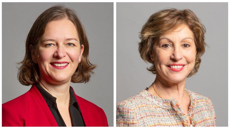 mp fleur anderson and environment minister rebecca pow