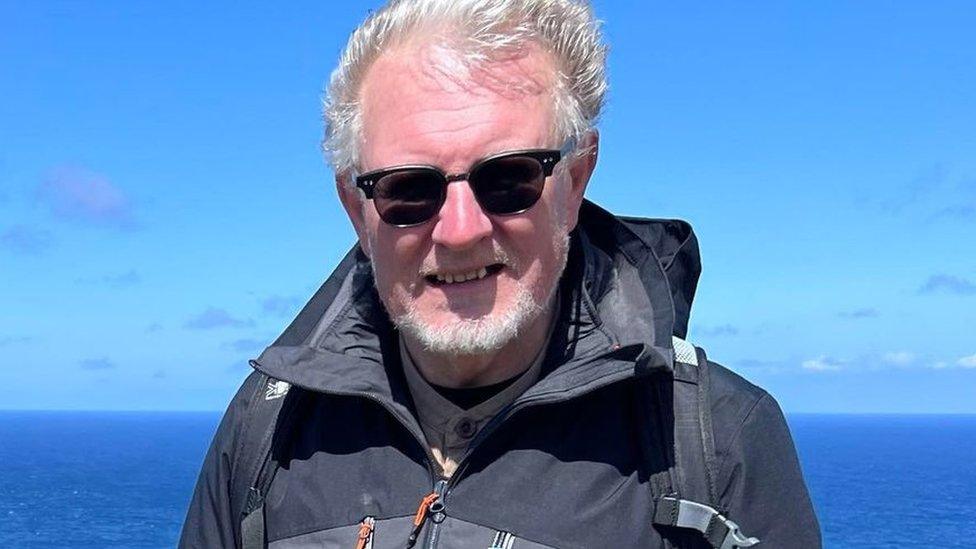 Mike German in Orkney