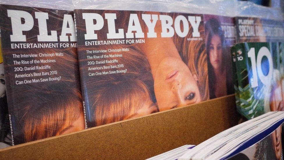 Picture of playboy magazines