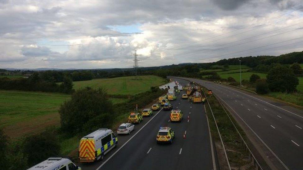 Emergency services on the M5