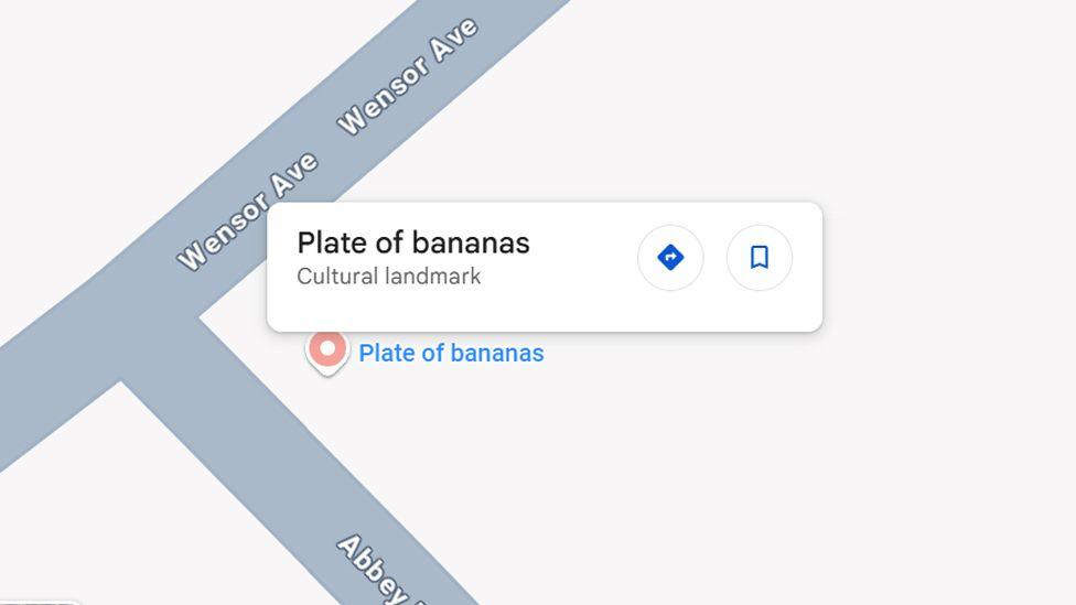 google maps pictures of plate of bananas