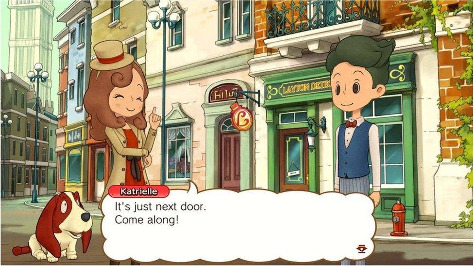 A still from the Professor layton game