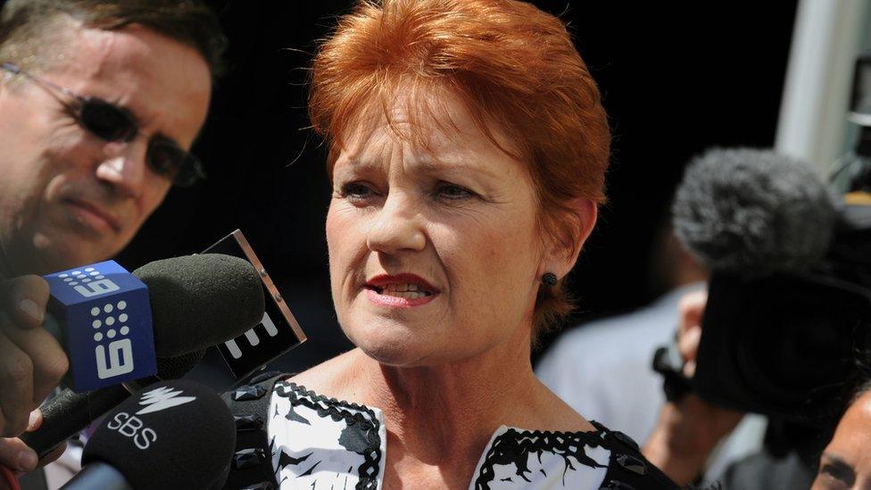 Anti-immigration Senator Pauline Hanson wants the law repealed