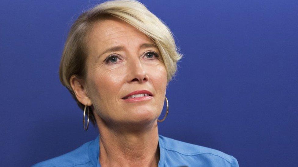 Emma Thompson, the actress.