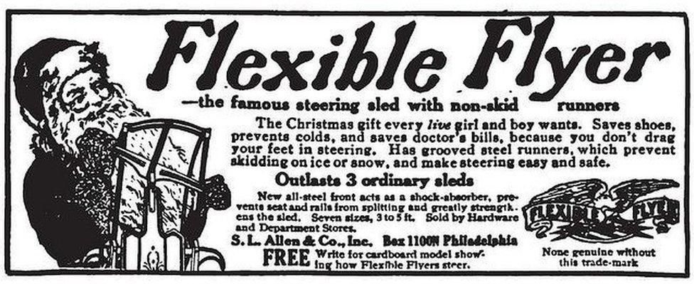 Advert for sled