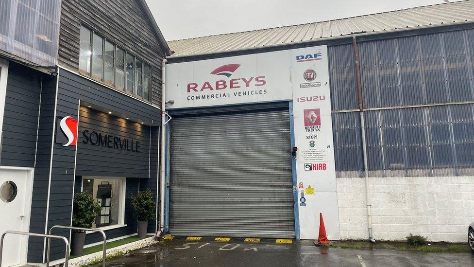 Rabeys Commercial Vehicles outdoor sign