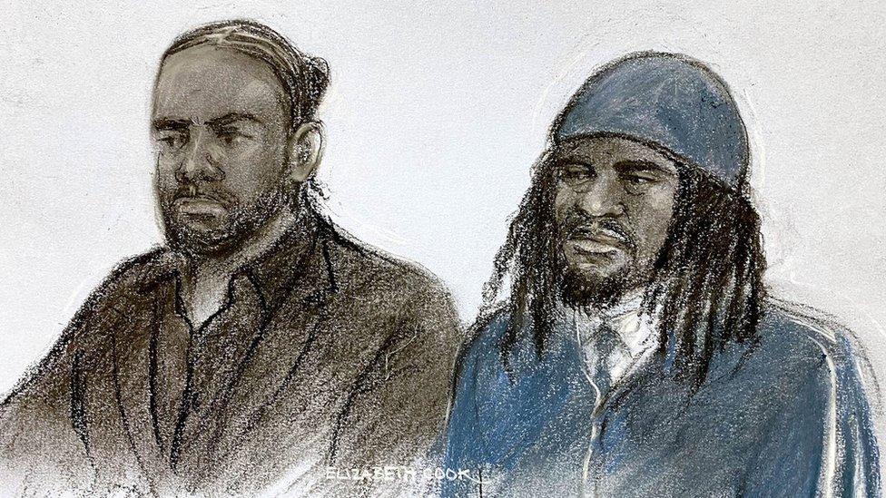 Romario Henry, 31 (left) and Oludewa Okorosobo, 28, appearing at Chelmsford Crown Court