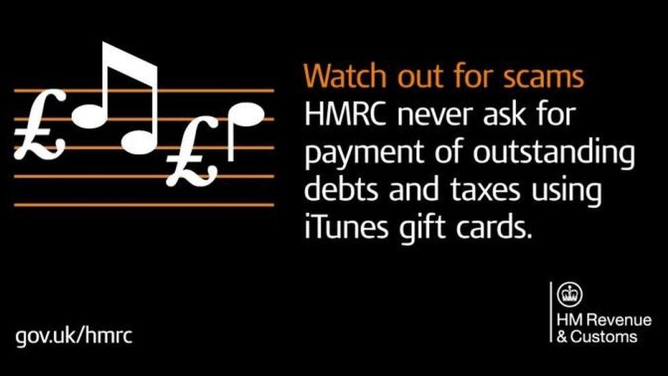 HMRC warning on gift cards