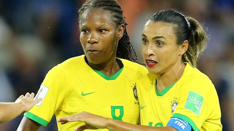 Brazil women's team players