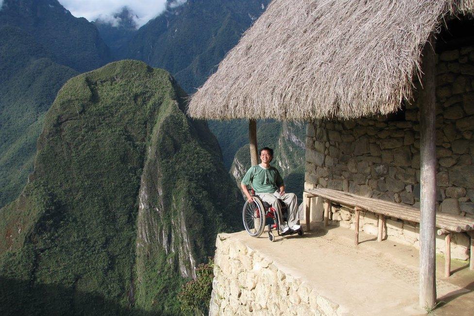 Ricardo Shimosakai at Machu Picchu