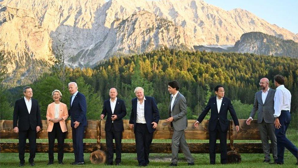 G7 leaders