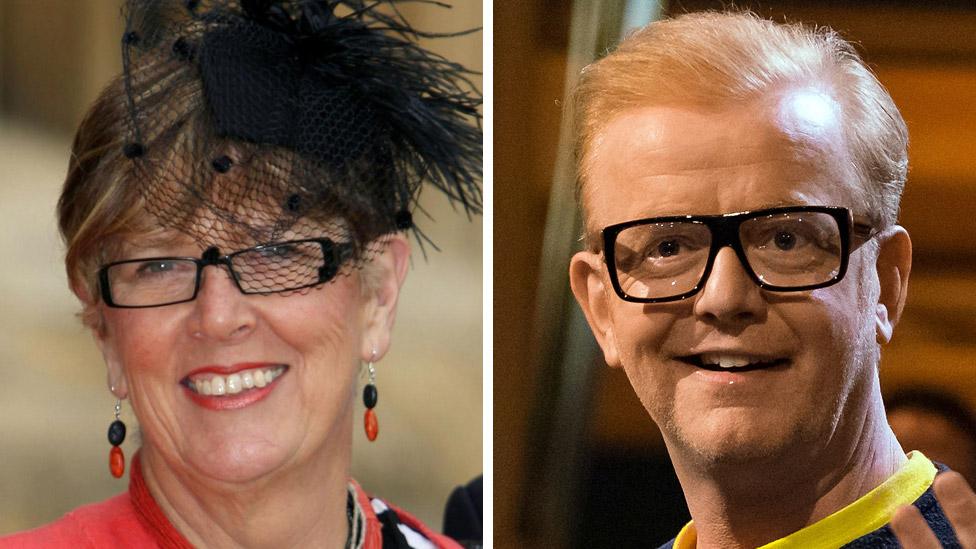 Prue Leith and Chris Evans