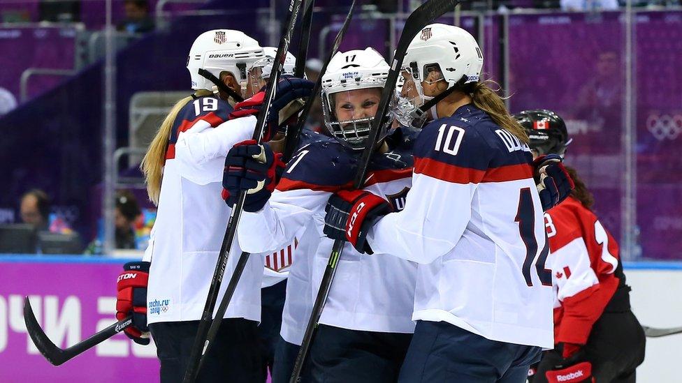 USA women’s hockey team