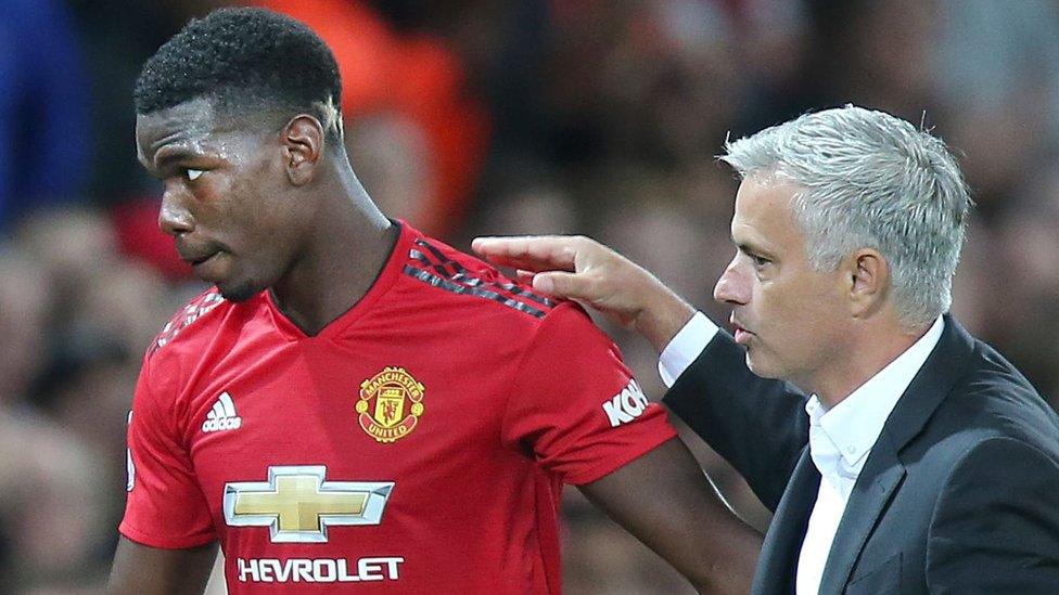 Mourinho and Pogba