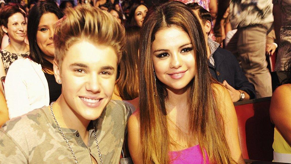 Justin Bieber and Selena Gomez