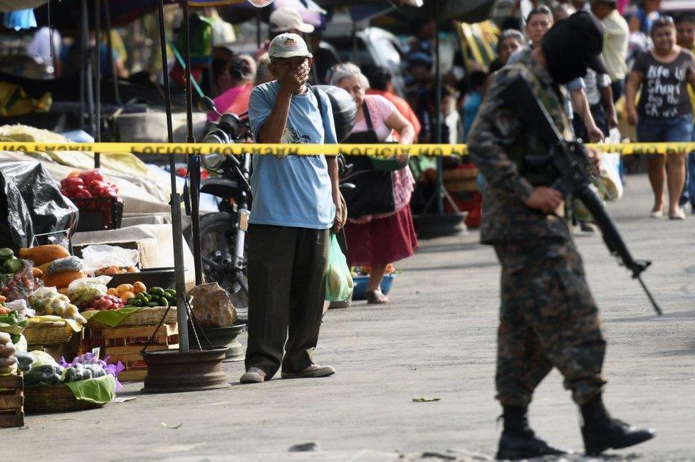 Soldiers in El Salvador