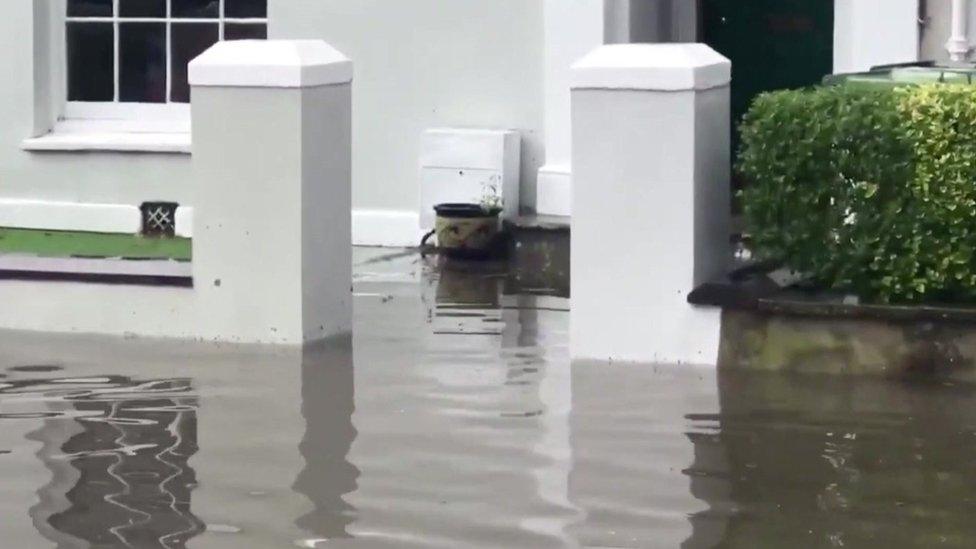 Water entering home in Barnstaple