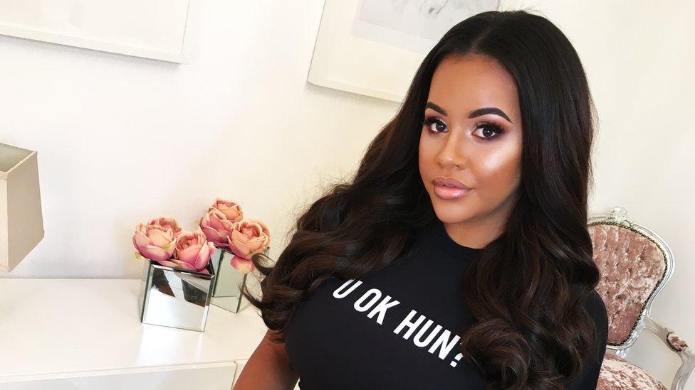 U ok hun? T-shirt modelled by Lateysha Grace