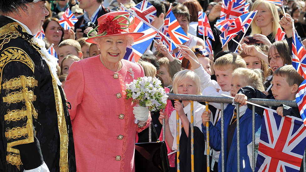 Queen in Birmingham in 2012