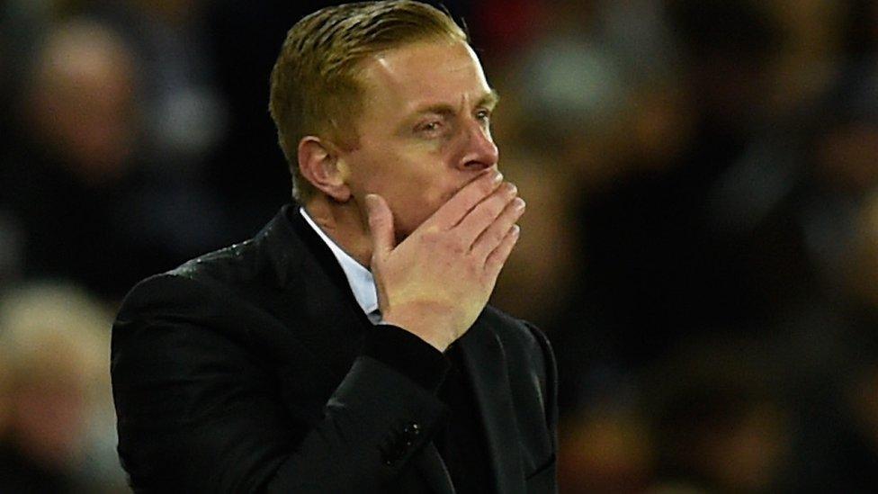 Swansea City manager Garry Monk