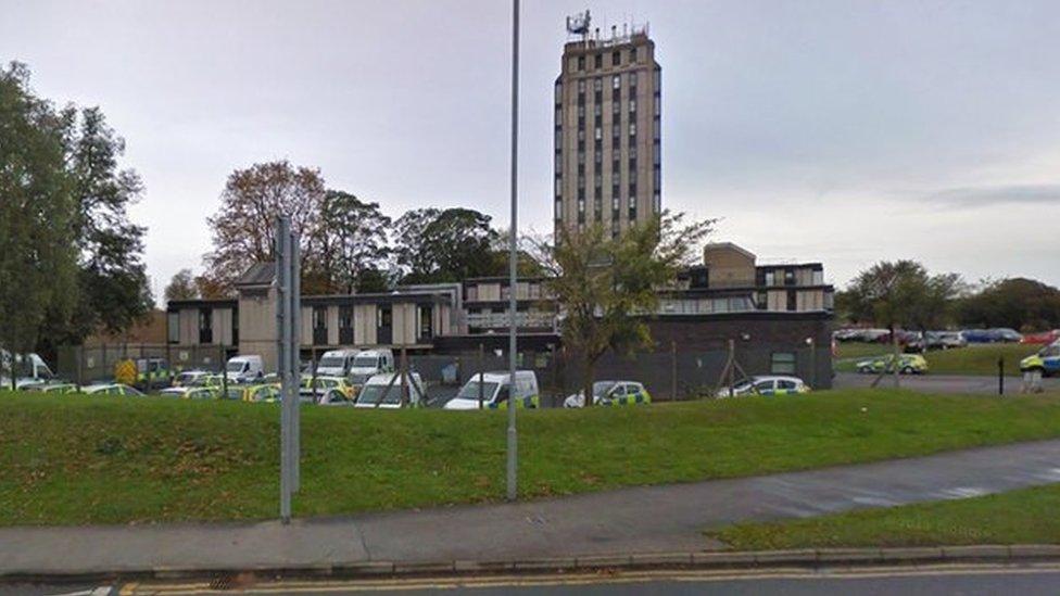 Police station in Wrexham